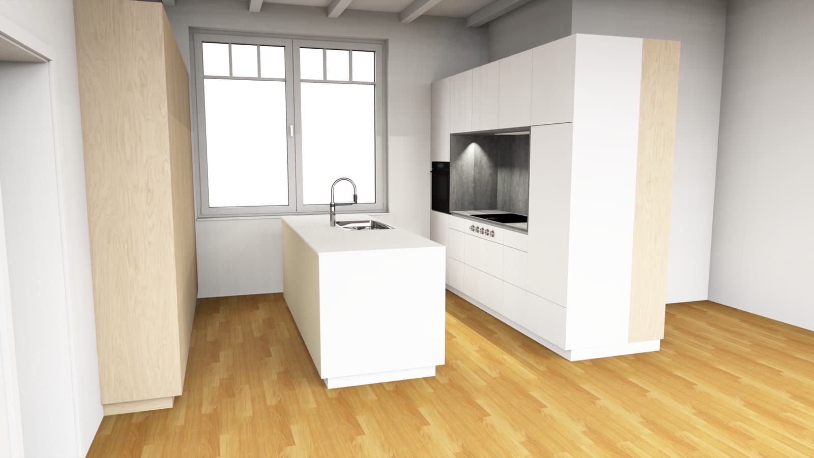 3D-Planung: Altbauwohnung Köln