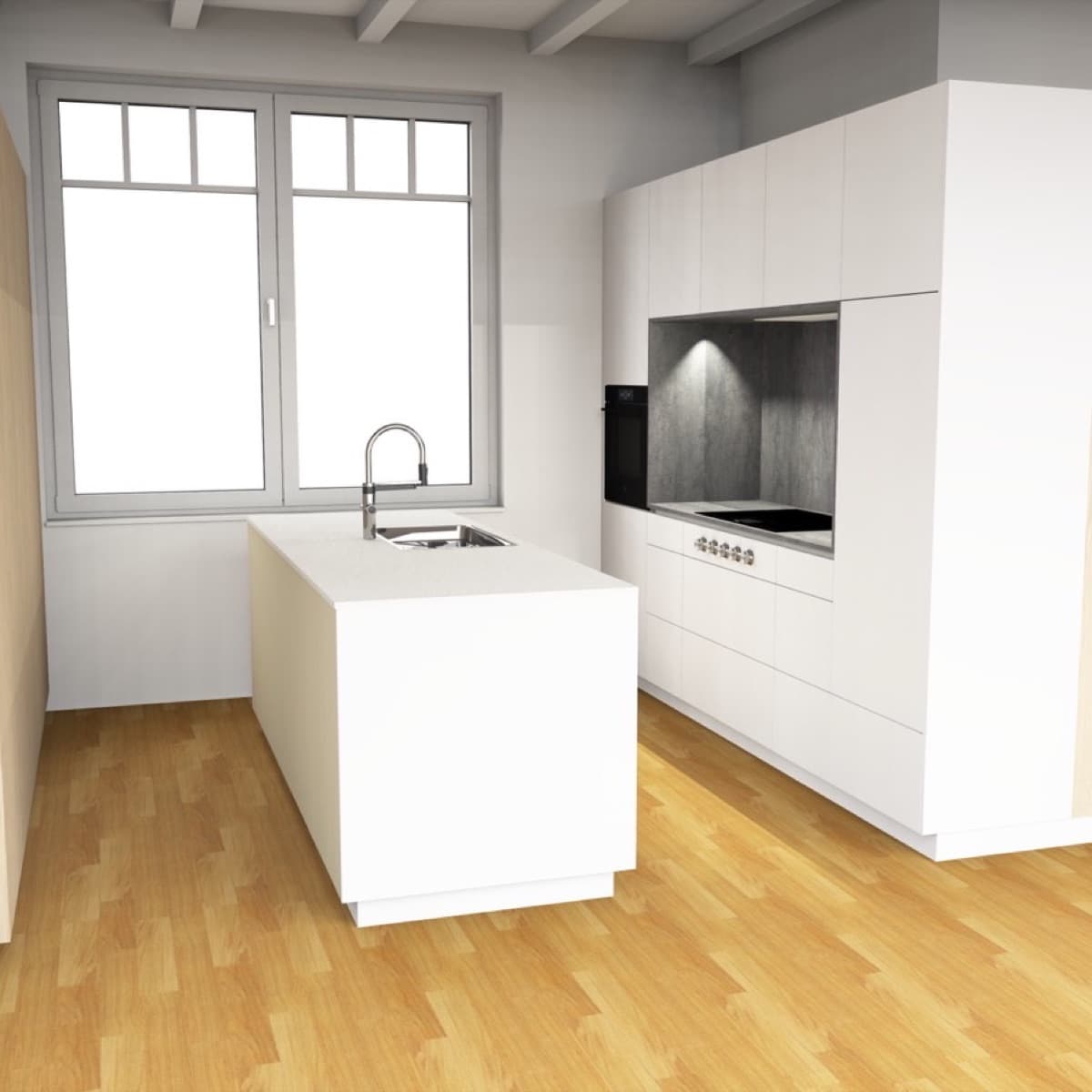 3D-Planung: Beispiel: Altbauwohnung Köln